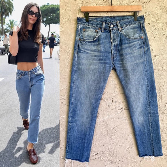 Levi's Denim - Levi’s LVC 501xx 1944 reproduction redline selvedge big E vintage straight jeans